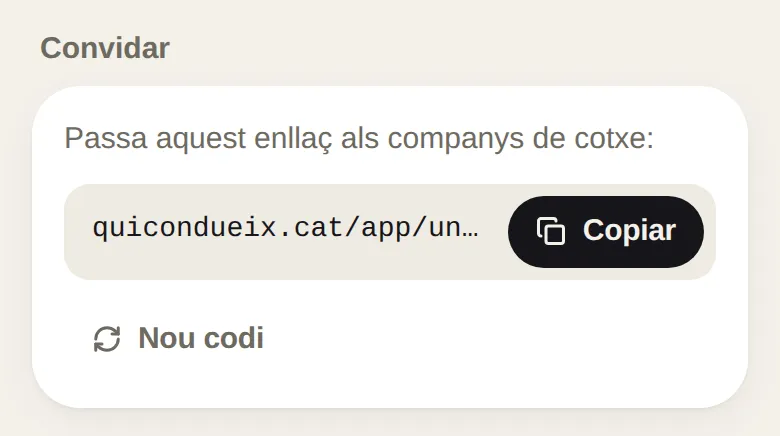 L'enllaç del grup